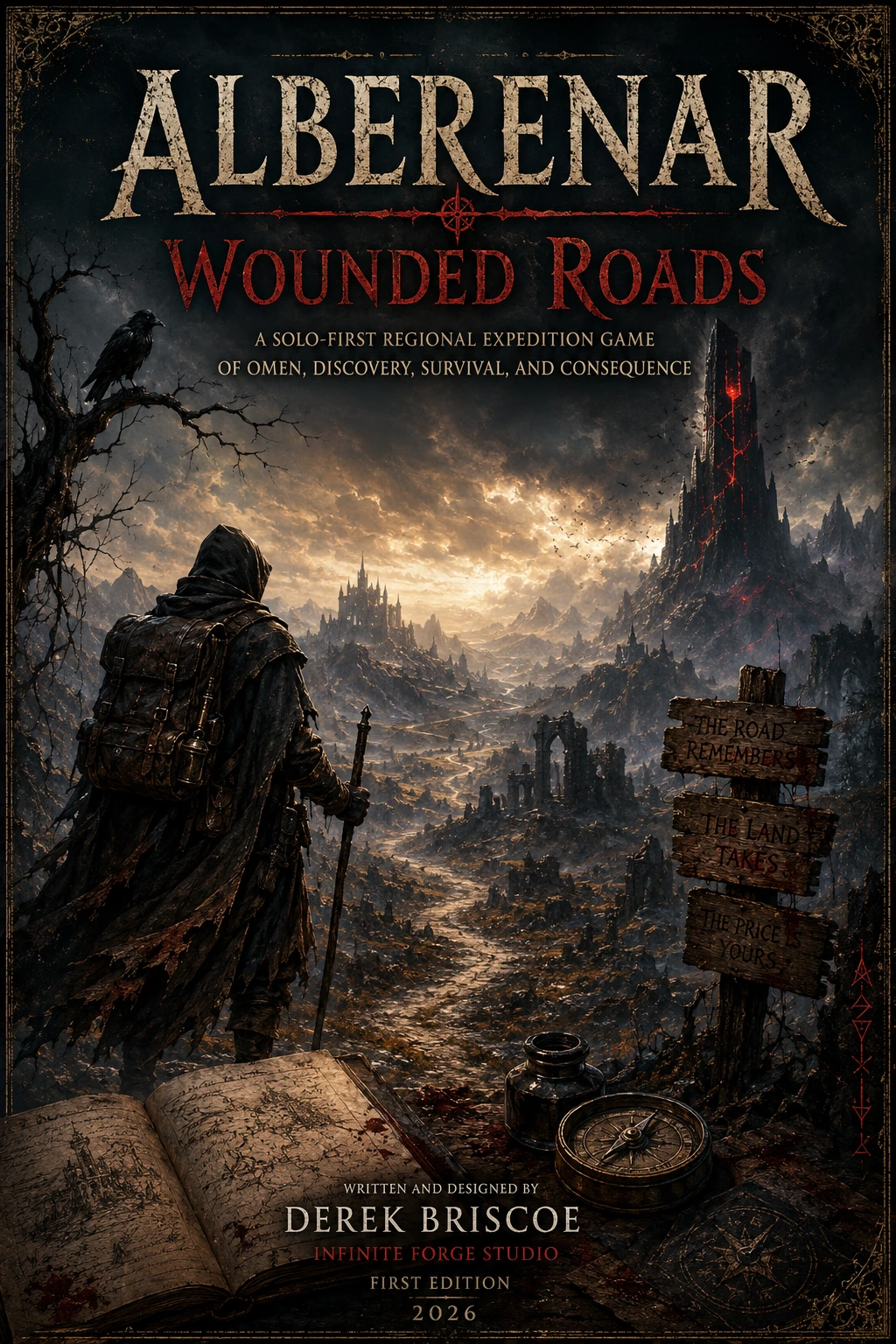 Alberenar Wounded Roads front cover artwork